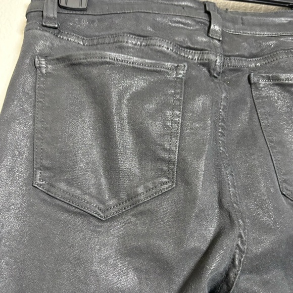 Joe's Jeans The Callie Black Coated Cropped Boot. - Picture 2 of 15